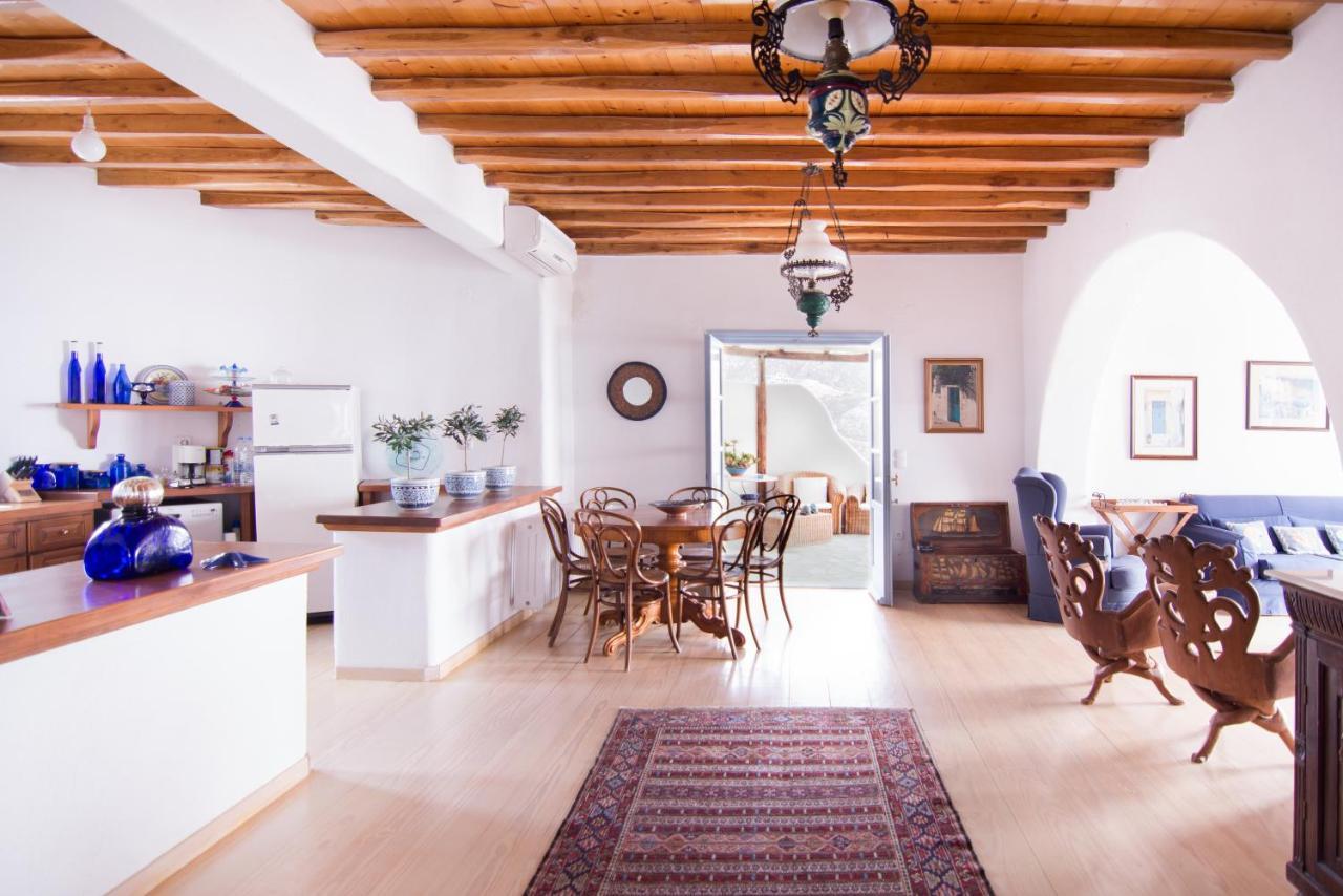 Anerousses Mykonian Traditional Houses Houlakia  Bagian luar foto