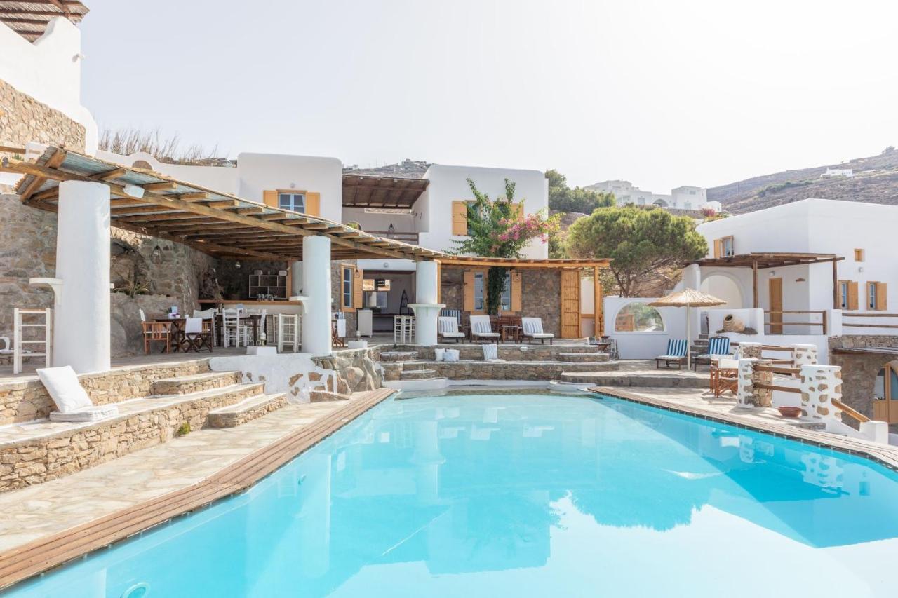 Anerousses Mykonian Traditional Houses Houlakia  Bagian luar foto