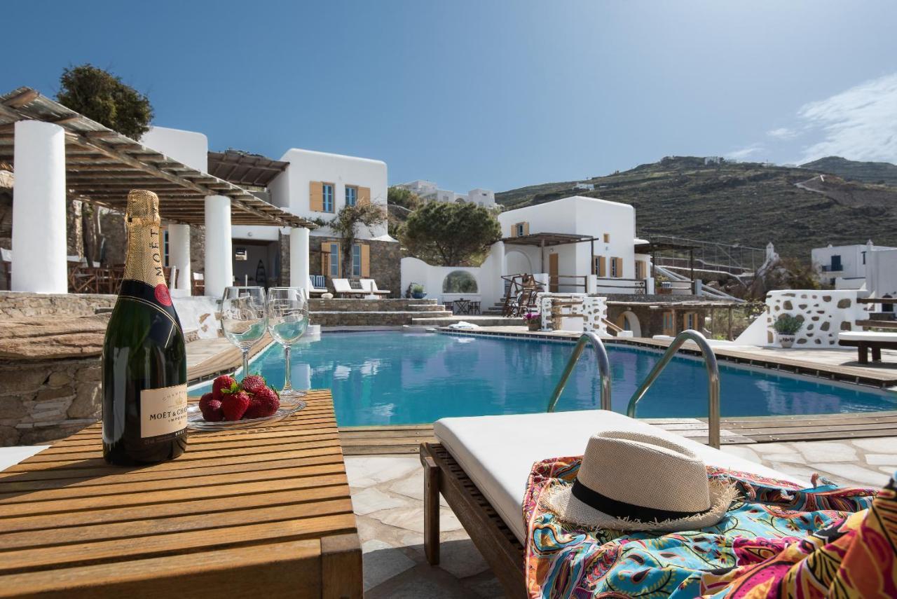Anerousses Mykonian Traditional Houses Houlakia  Bagian luar foto
