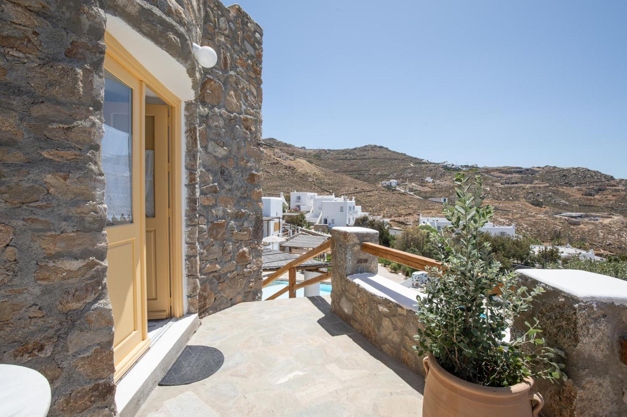 Anerousses Mykonian Traditional Houses Houlakia  Bagian luar foto