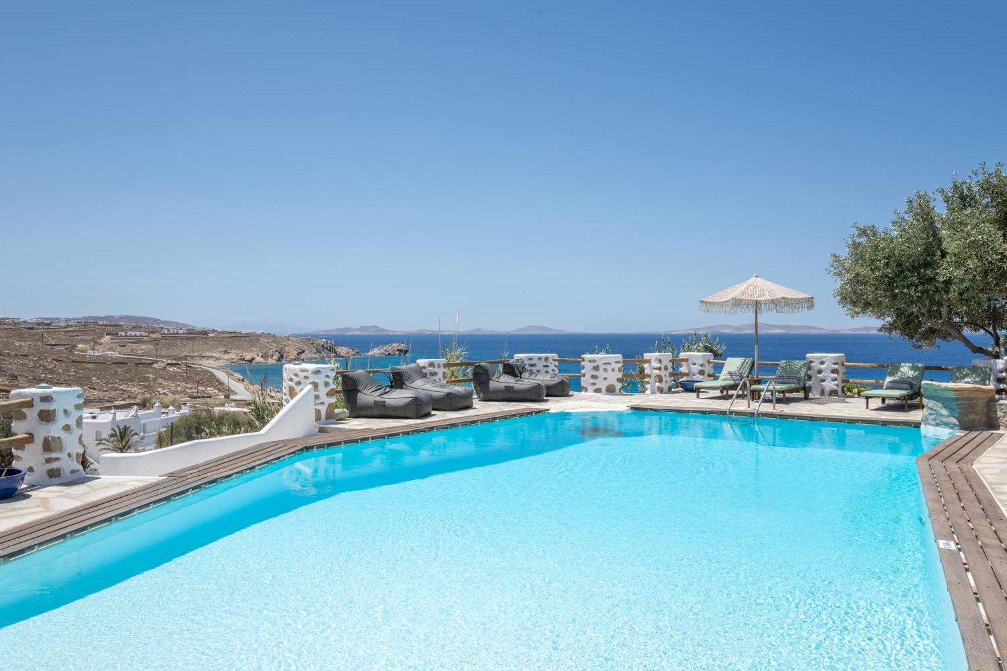 Anerousses Mykonian Traditional Houses Houlakia  Bagian luar foto