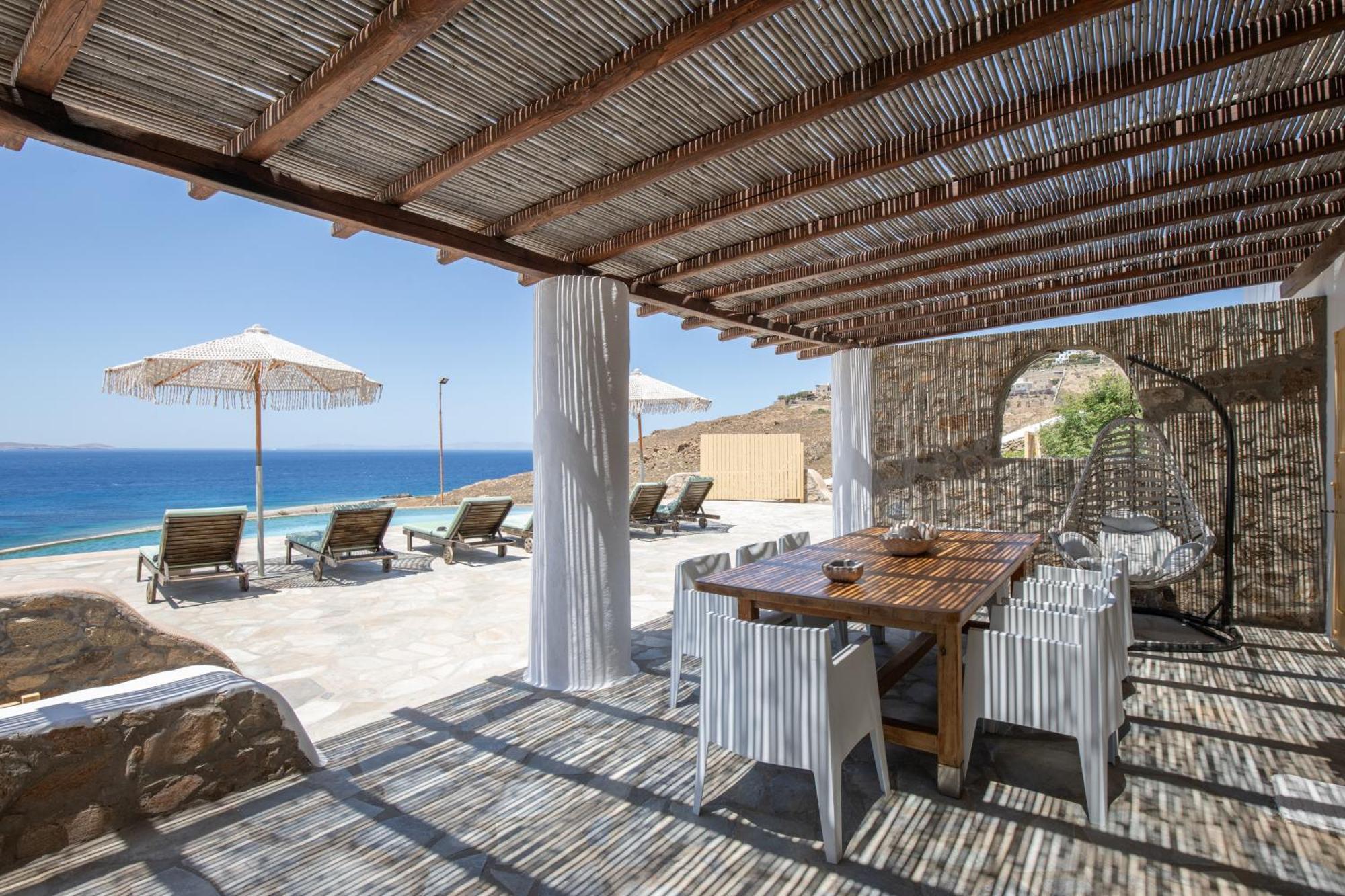 Anerousses Mykonian Traditional Houses Houlakia  Bagian luar foto
