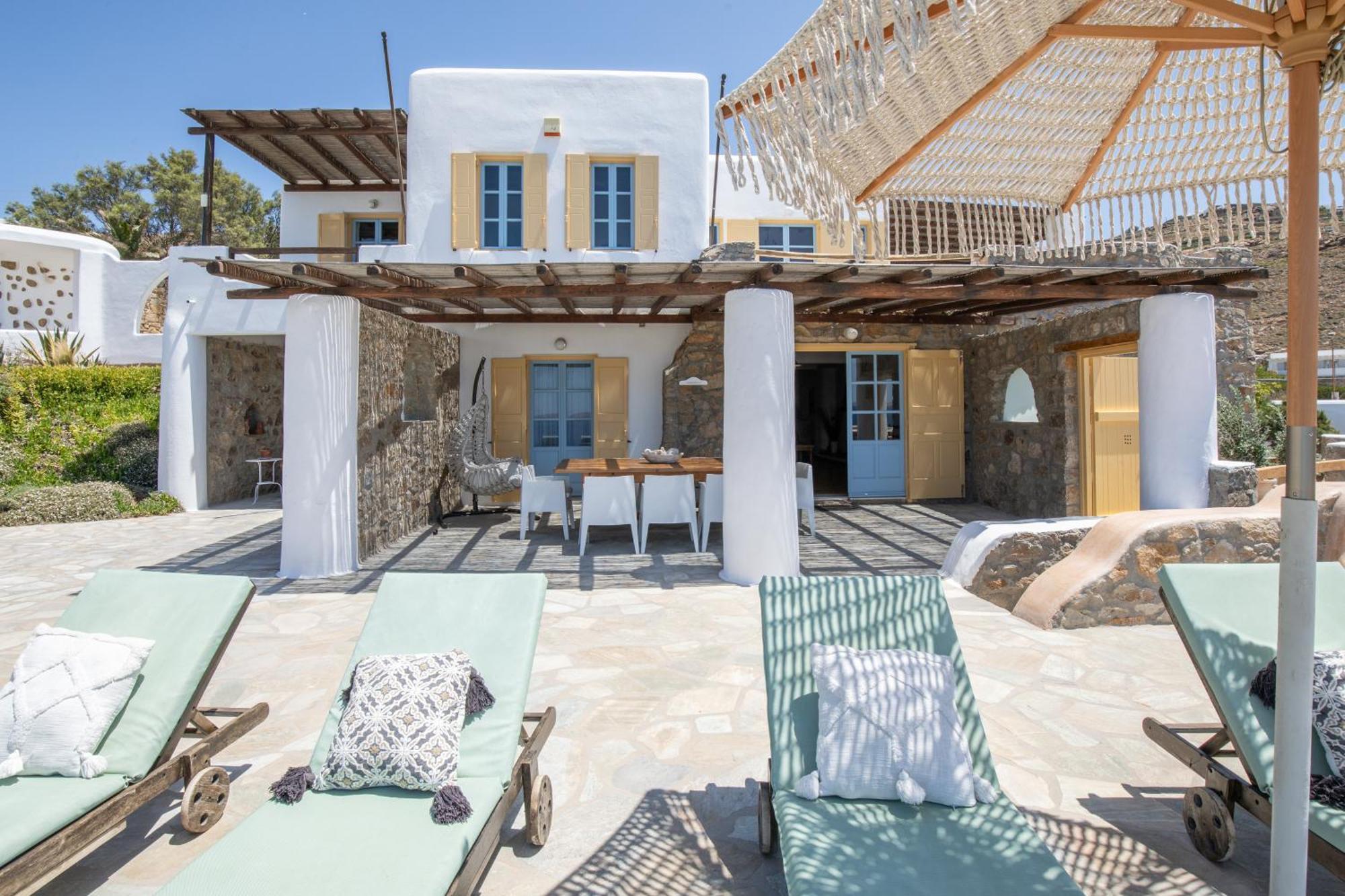 Anerousses Mykonian Traditional Houses Houlakia  Bagian luar foto